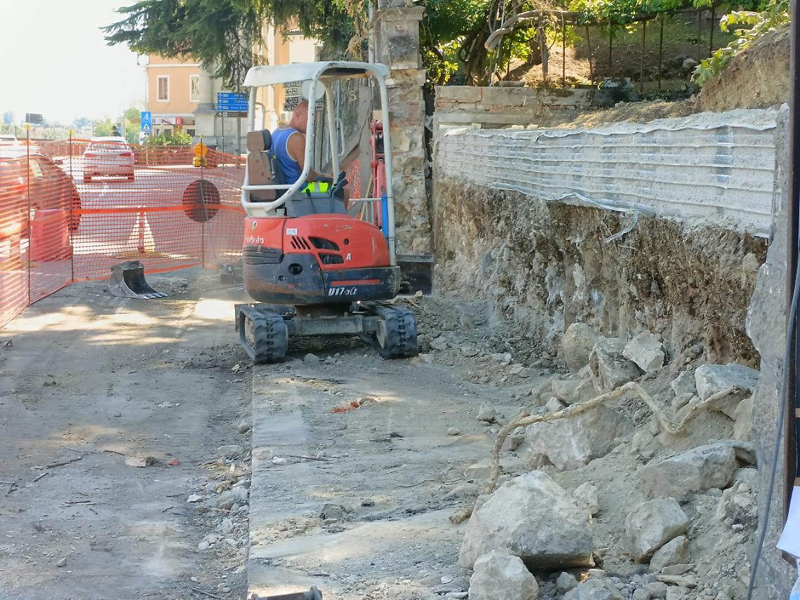 Viale Risorgimento lavori