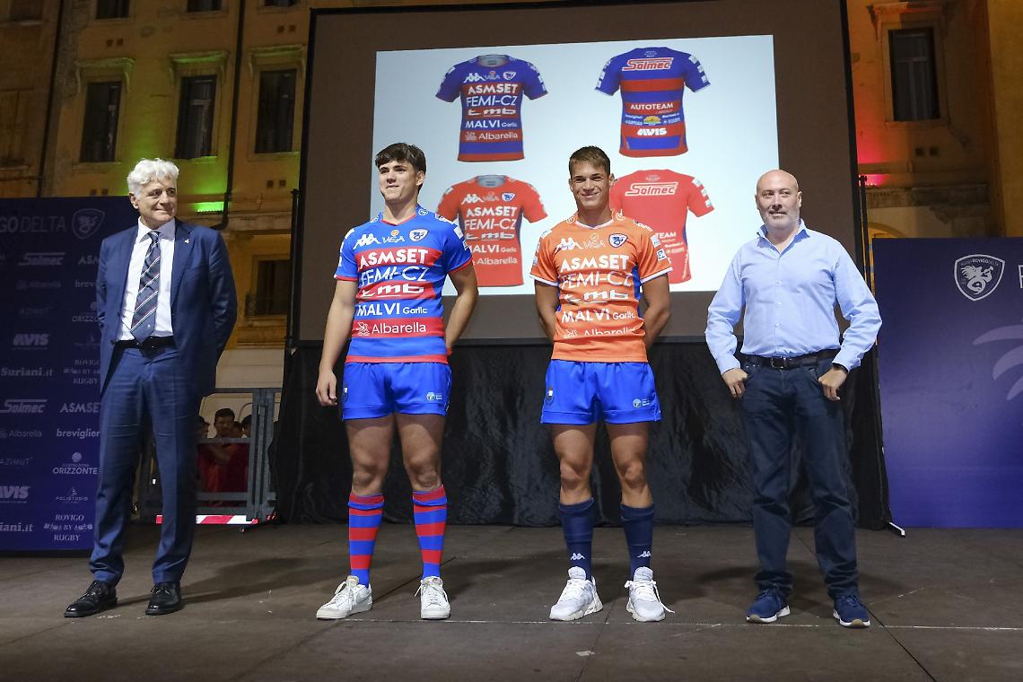 La due maglie della Rugby Rovigo