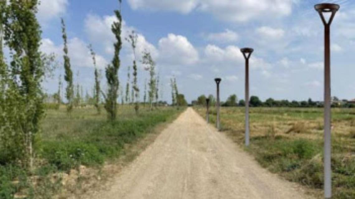 Parco della pace illuminazione