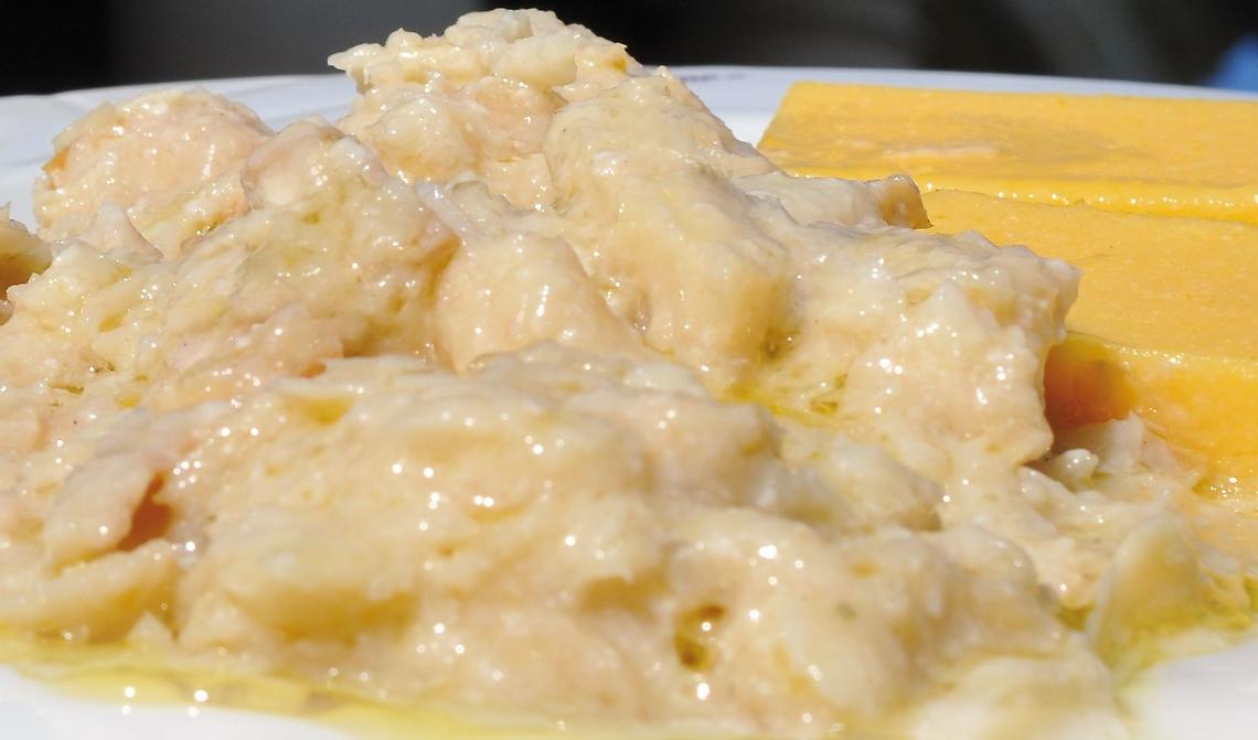 baccalà alla vicentina primo piano