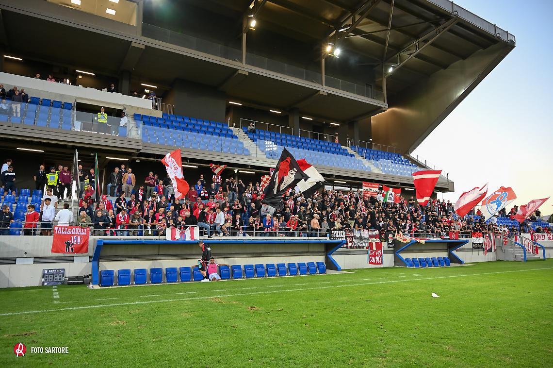 i tifosi del vicenza ad Albinoleffe