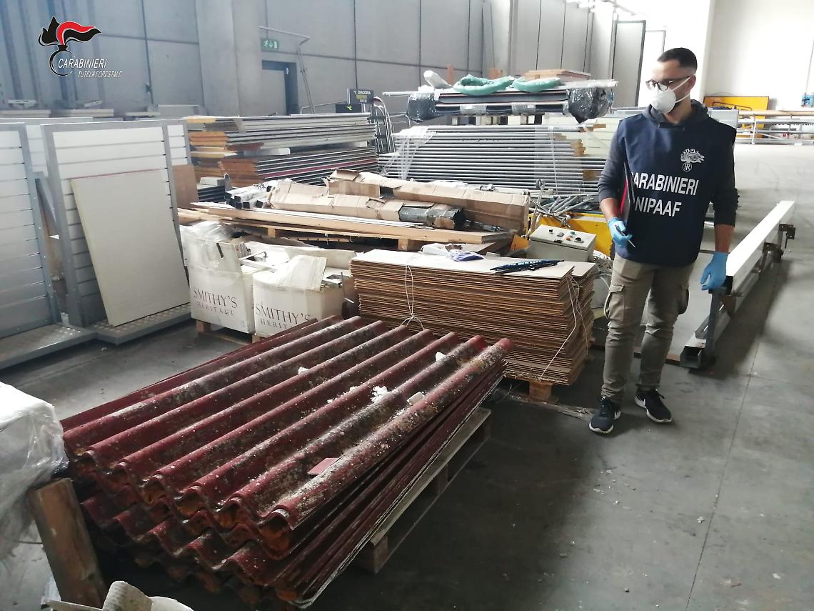 stoccaggio amianto Boara Pisani