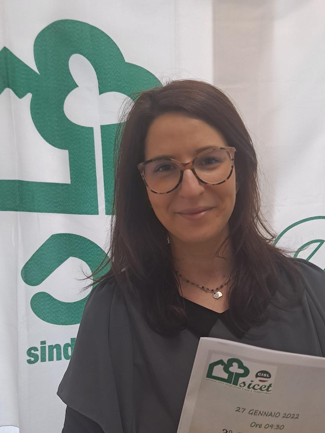 Giulia Zago Segretaria Sicet Cisl Padova Rovigo