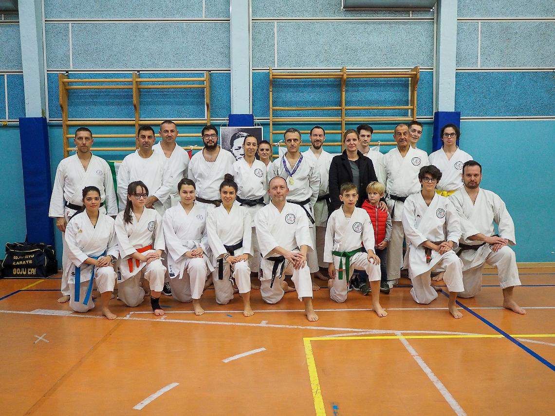 Piove Assessore allo Sport con Maestri e allievi