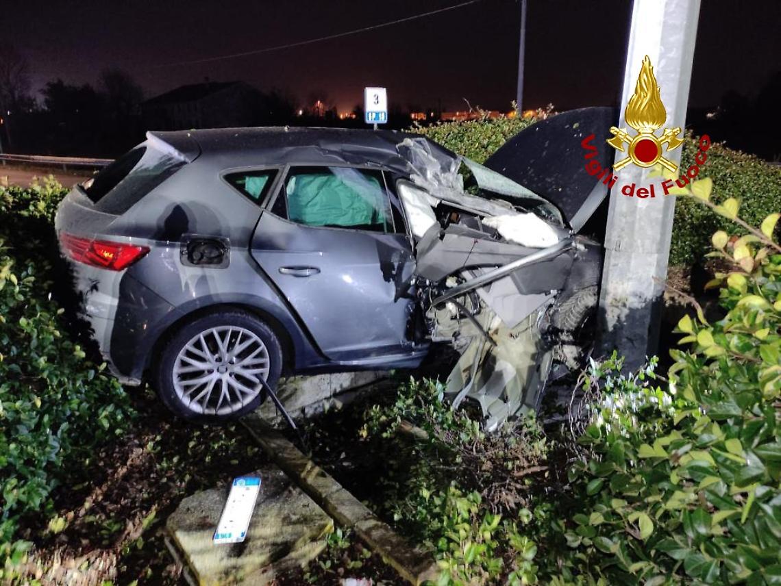 incidente vigili Abano