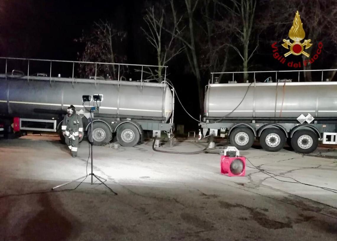 perdita di acido cloridrico da un'autocisterna 2