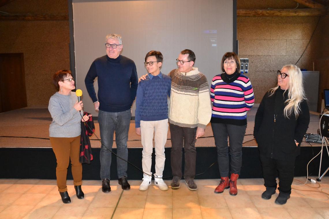 Baricetta, alcuni attori intervenuti con la regista Gallimberti per la presentazione del film