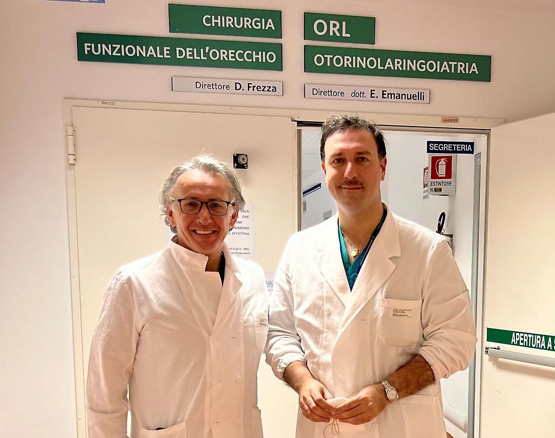 dr Daniele Frezza e dr Giacomo Spinato