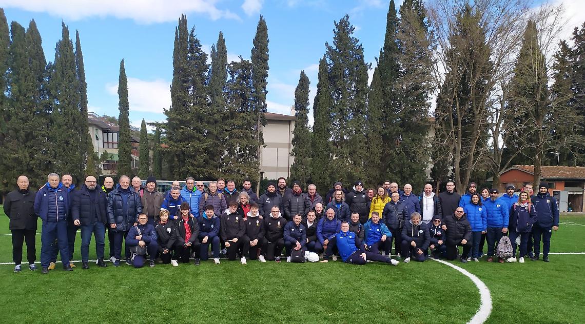 il gruppo Aiac vicenza a Coverciano