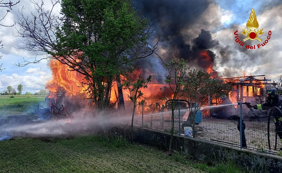 Gorgo al Monticano incendio 1