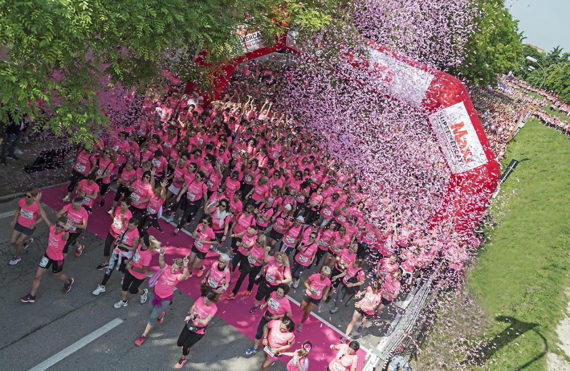 Treviso in rosa_Partenza dall'alto