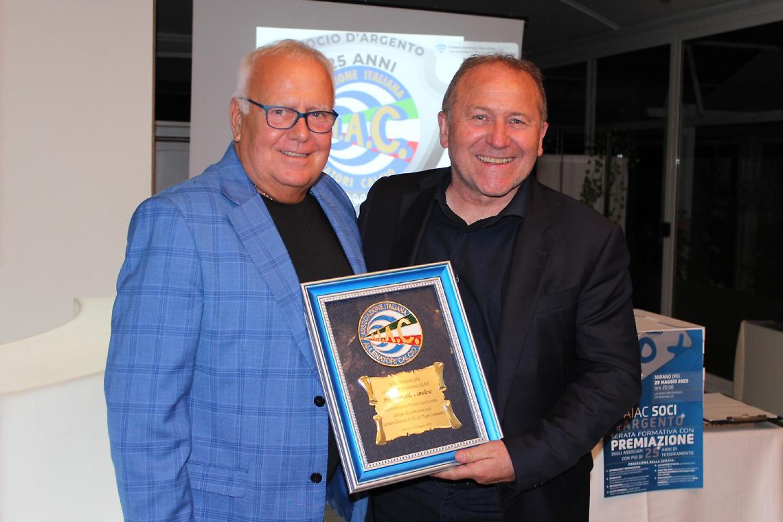 Luciano Genovese presidente Aiac Veneto con Giancarlo Camolese