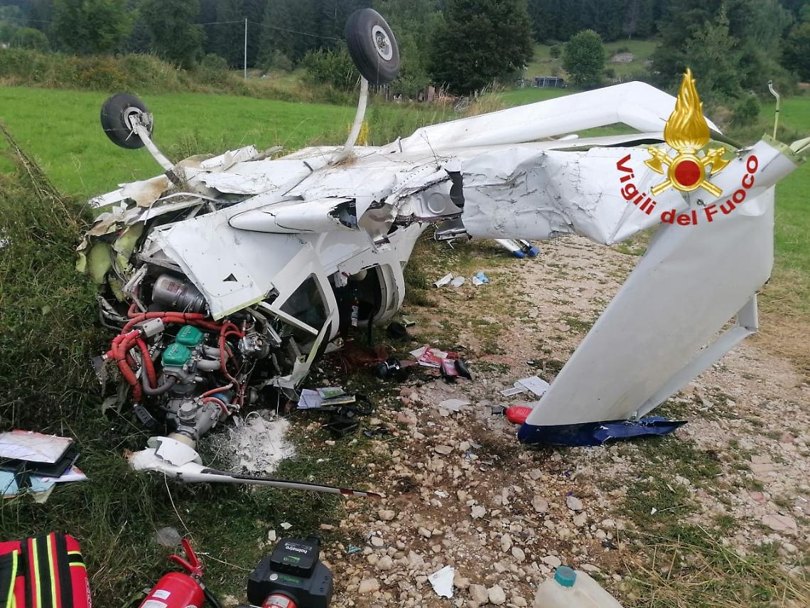 asiago aereo caduto 2