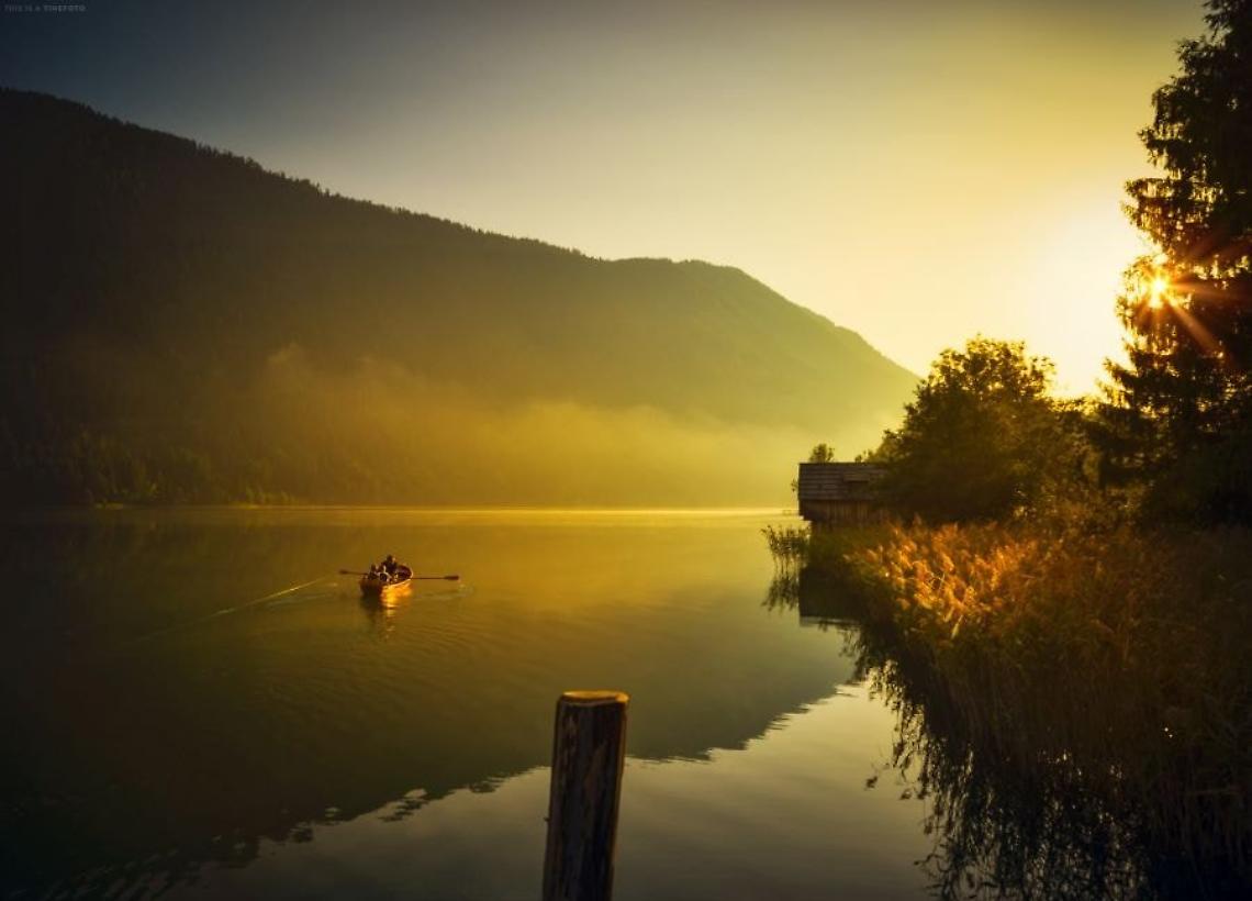 weissensee - tramonto