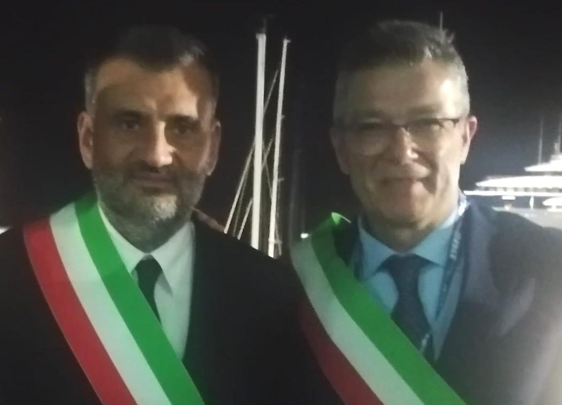 Sindaco di Adria Massimo Barbujani e Sindaco di Bari Antonio Decaro