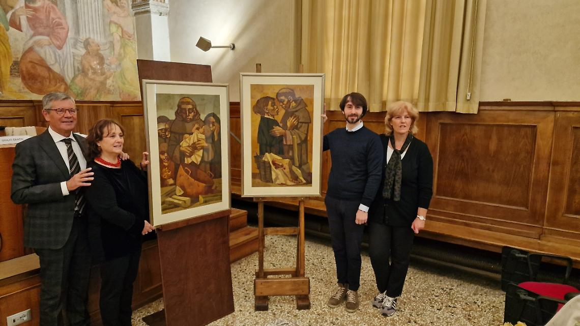 Da Sx Fabio Dattilo Ilaria Schiavinato Giulio Zanon Maddalena Schiavinato