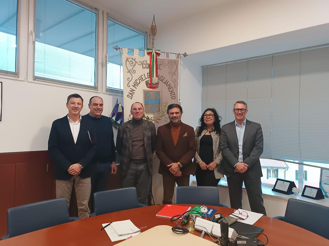 Firma protocollo Windtre al Comune di San Michele al Tagliamento