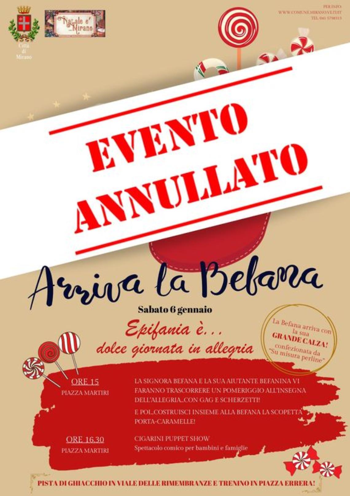 2024 01 05 annullato evento Befana