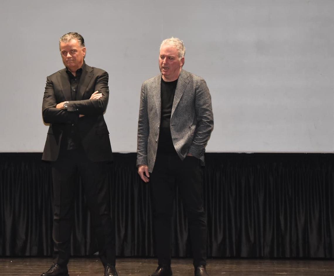 A sinistra il presidente Pagin
