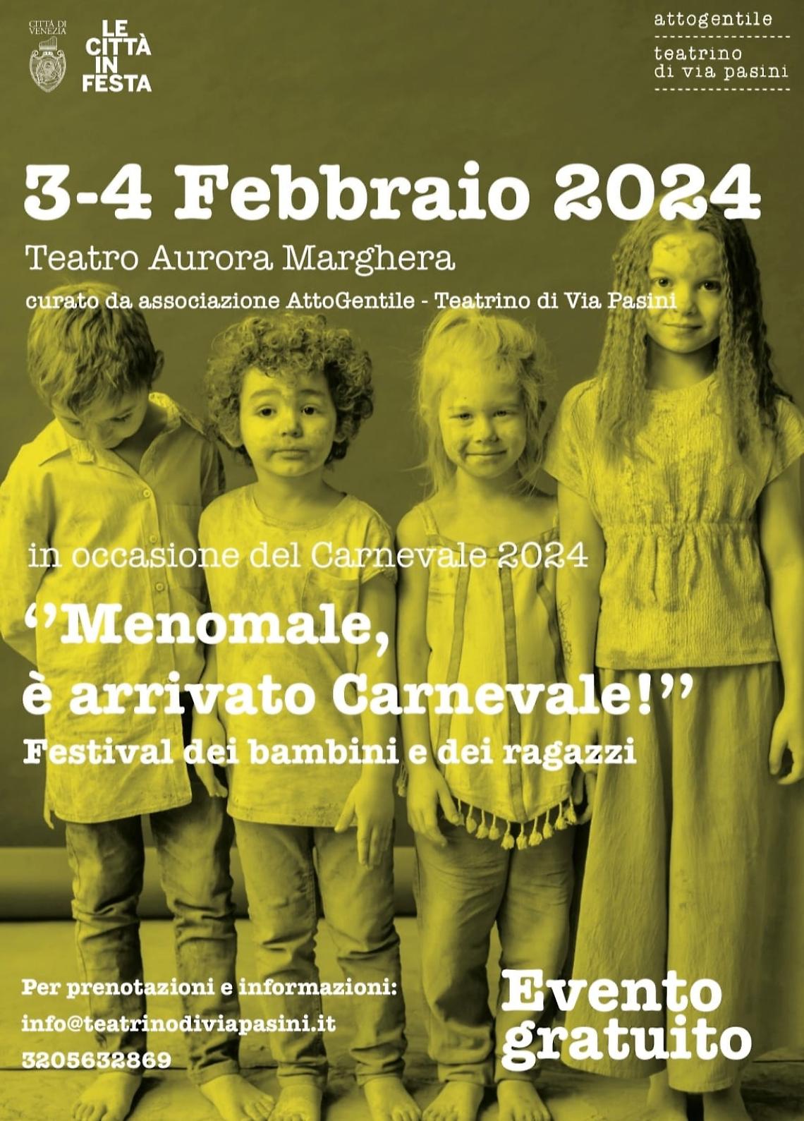 bambini carnevale