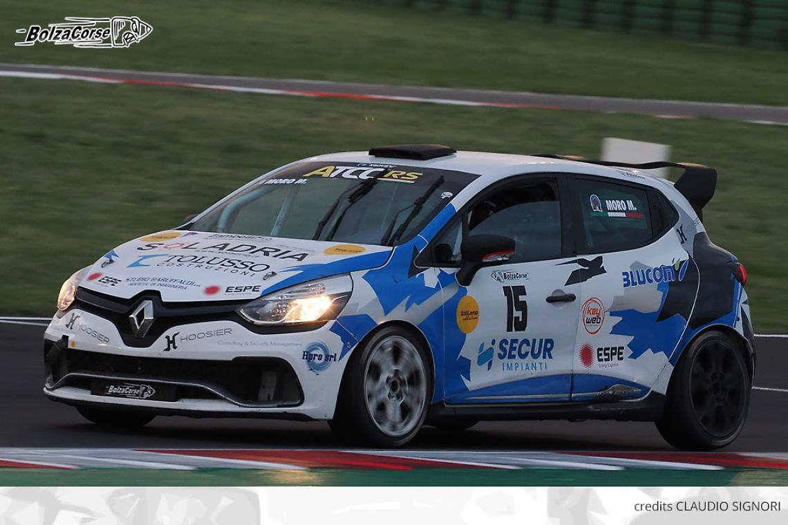 l'auto del pilota Moro