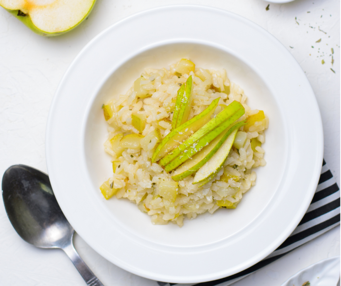 risotto pera e taleggio