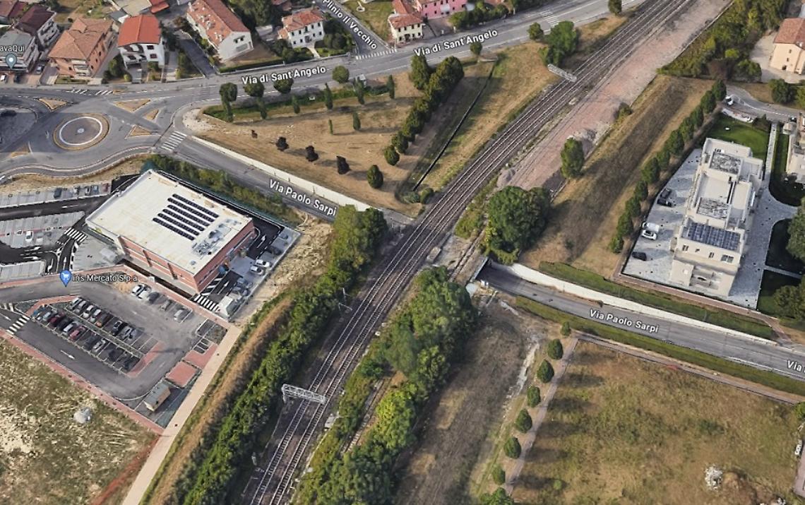 sottopasso via sarpi Treviso