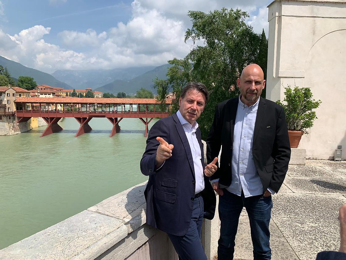 Conte a Bassano con il capolista Flavio Ferrazzi