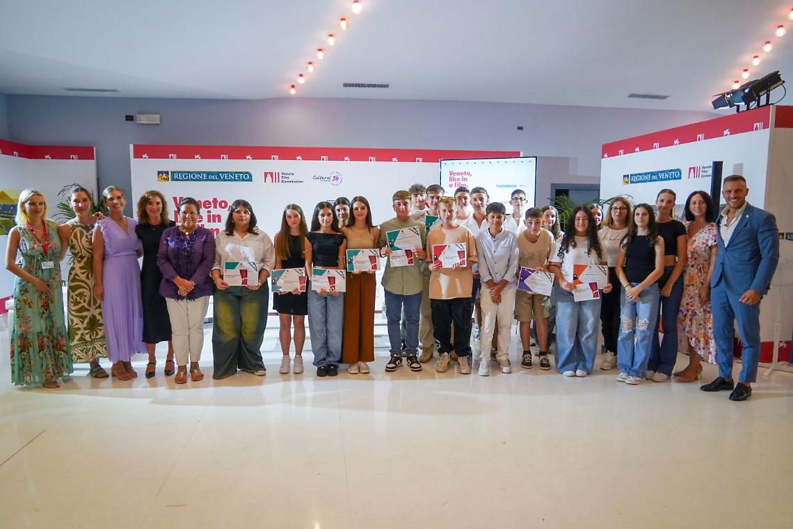 Venezia, premiati al Lido i vincitori del progetto "Cinema Days San Stino 2024”