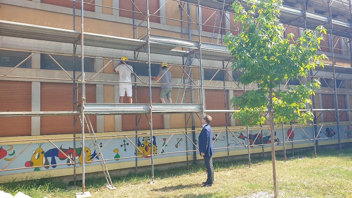 Il sindaco visita i cantieri