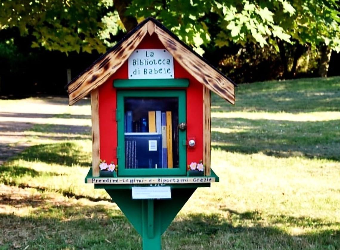 Bottrighe, la casetta dei libri inaugurata al parco 1° Maggio