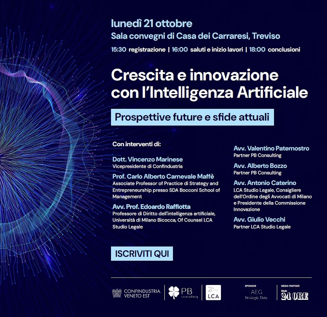 CRESCITA E INNOVAZIONE CON L'INTELLIGENZA ARTIFICIALE
