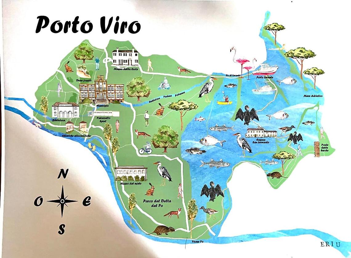 cartina porto viro