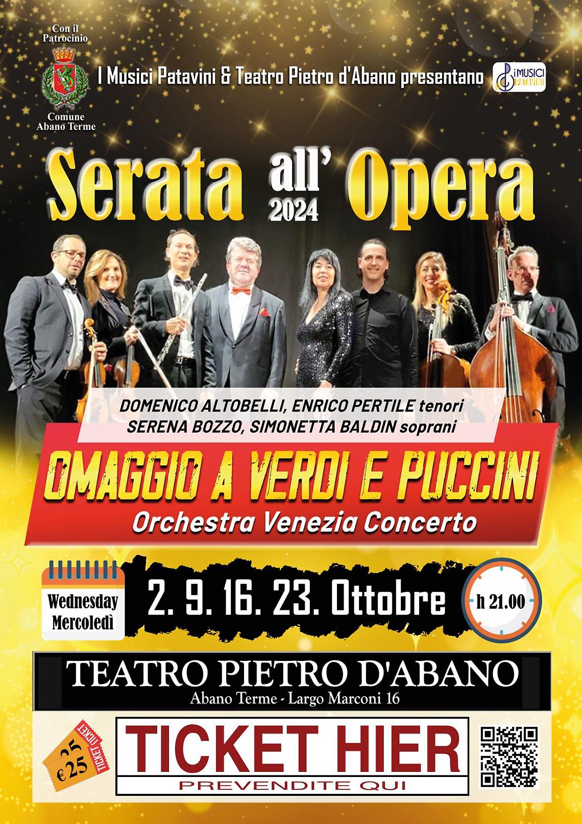 Settimana di musica al teatro Pietro d’Abano: opera e jazz in scena