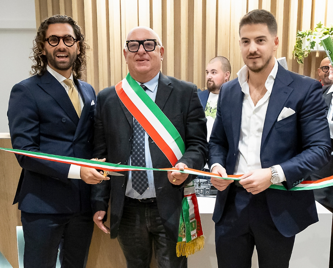 Matteo Borella, il Consigliere Comunale Gaetano Grandi e Jacopo Rossato