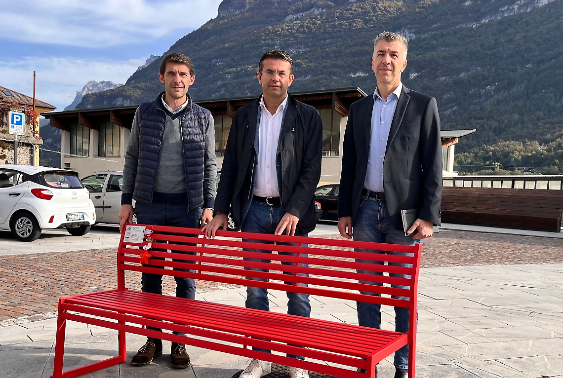 Giulio Cecchettin all'evento di Longarone