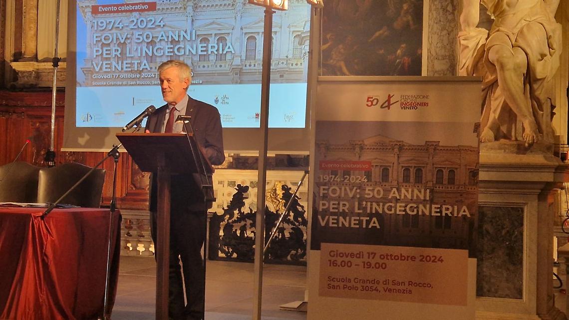 Venezia, gli ingegneri veneti celebrano i 50 anni tra sviluppo e parità di genere