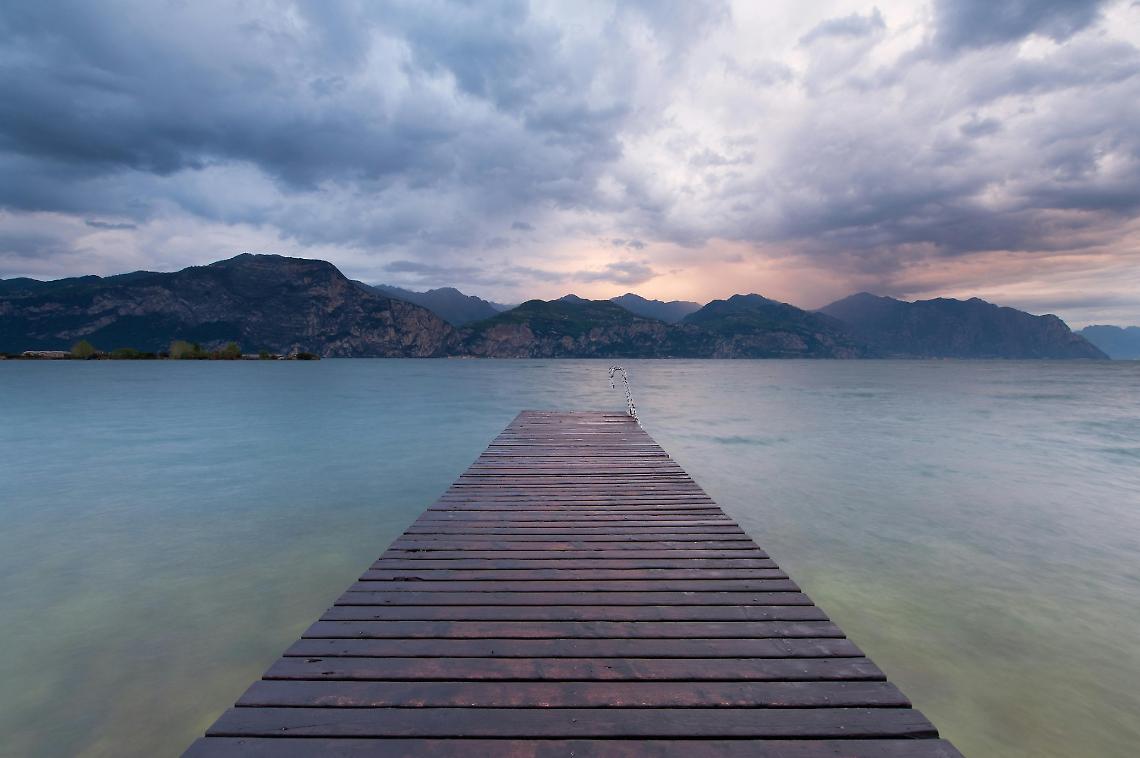 Lago di Garda ai massimi storici di piena: un ottobre da record