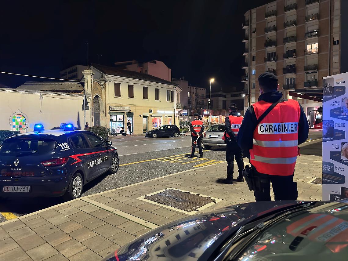 Maggiore sicurezza a Mestre: operazioni straordinarie dei Carabinieri