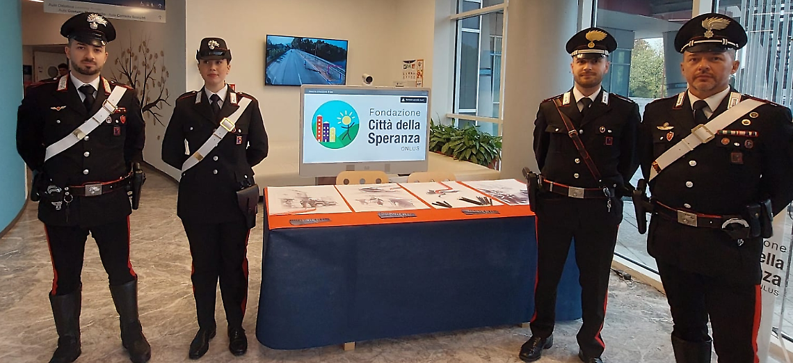 I Carabinieri a sostegno della "Città della Speranza": iniziativa educativa per i giovani