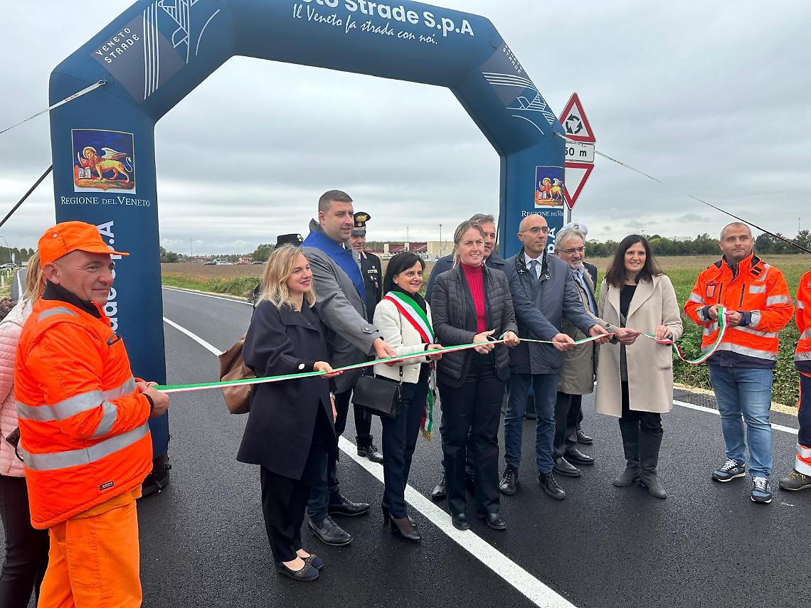 Inaugurazione bretella tra la Regionale 308 e Via Straelle