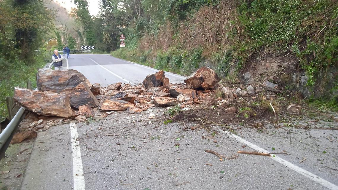 Estremamente elevato il rischio frane nelle zone montane e pedemontane