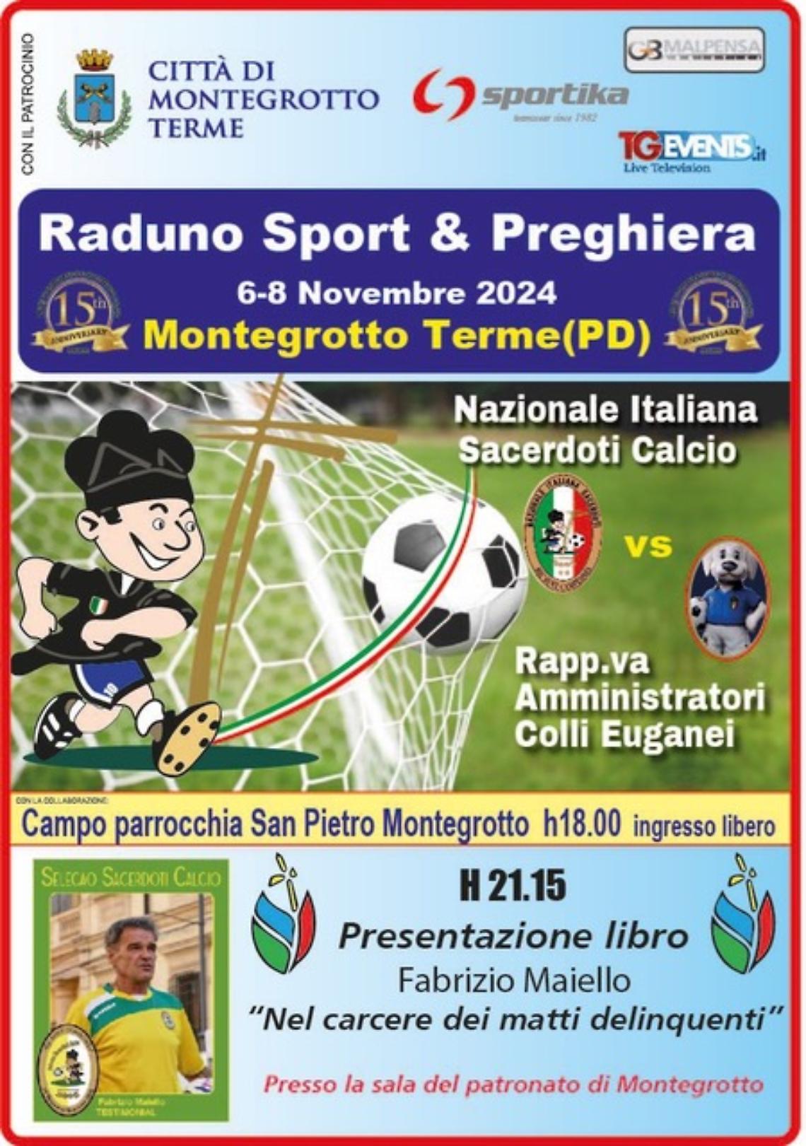 Sacerdoti sfidano gli Amministratori locali dei Colli Euganei: partita di calciotto il 7 novembre