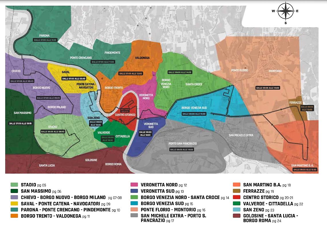 Mappa Maratona Verona