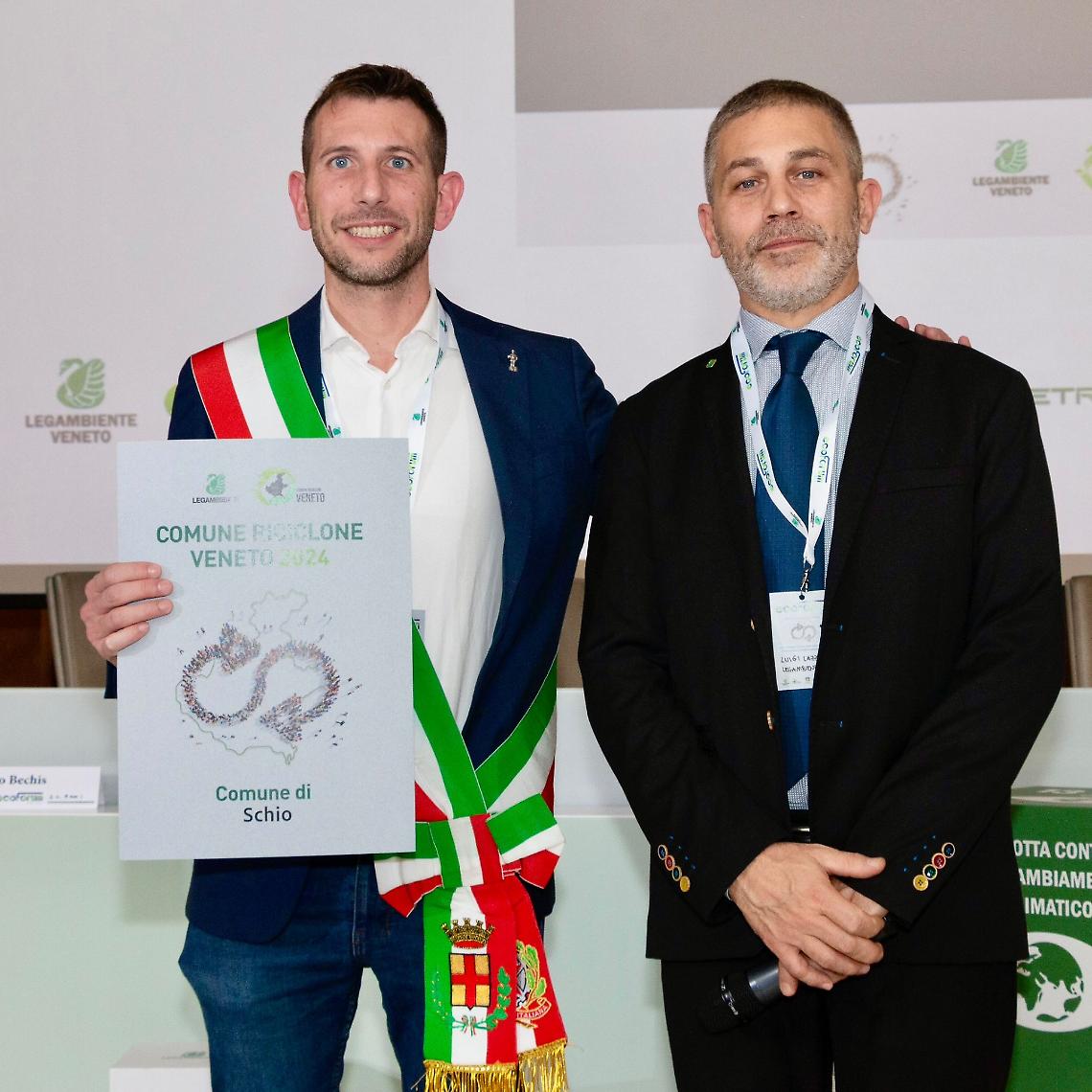 Schio tra i comuni ricicloni del Veneto: confermato il raggiungimento degli obiettivi per il 2030