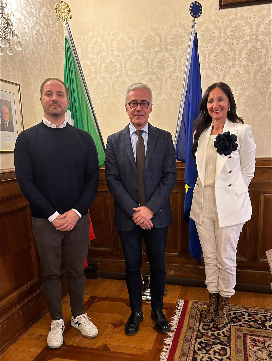Incontro tra l'assessore Pastorello, il prefetto Forlenza e la sindaca Argenti