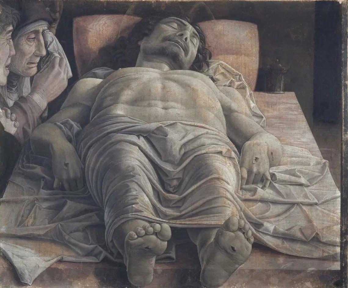 Il Cristo morto, una delle opere più celebri di Andrea Mantegna