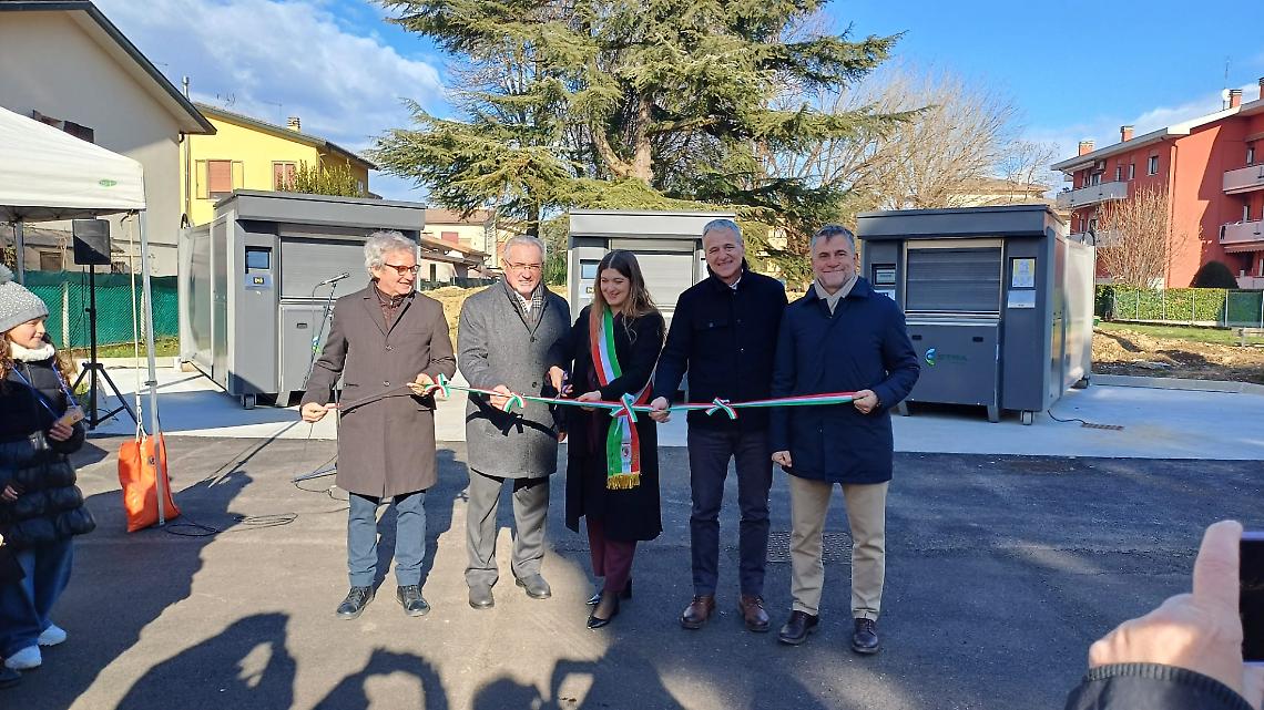 Rubano inaugura la nuova isola ecologica in via Ticino