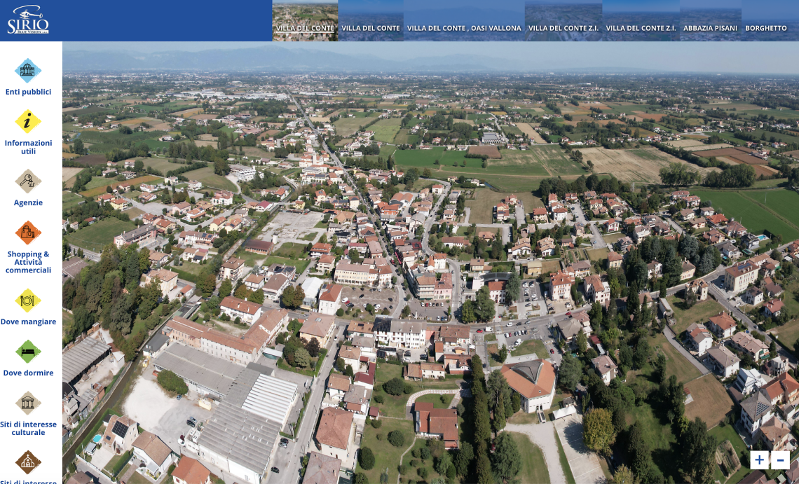 L'home page del nuovo sito