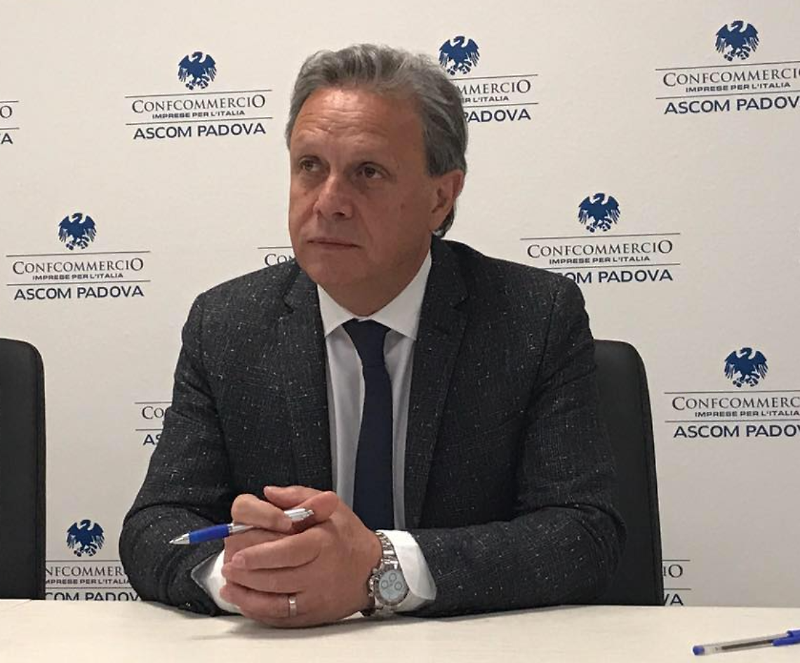 Patrizio Bertin, presidente di Confcommercio Ascom Padova